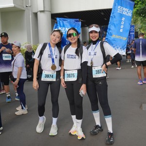Race photo from KEMLU RUN 2026