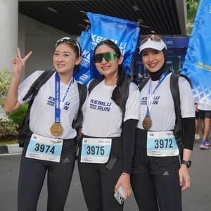 Race photo from KEMLU RUN 2026