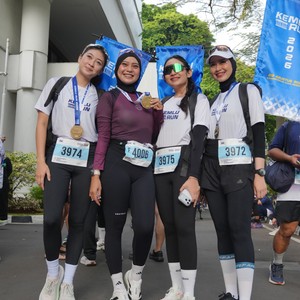 Race photo from KEMLU RUN 2026