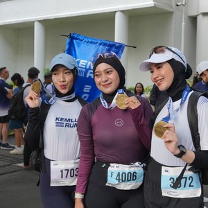 Race photo from KEMLU RUN 2026