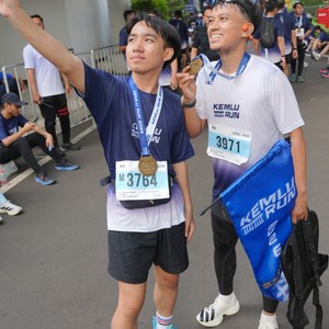 Race photo from KEMLU RUN 2026
