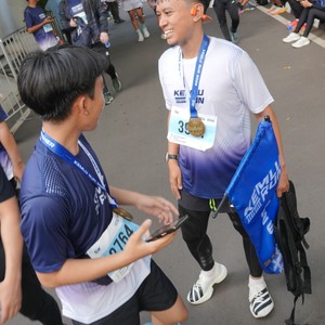 Race photo from KEMLU RUN 2026