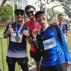 Race photo from KEMLU RUN 2026