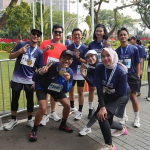 Race photo from KEMLU RUN 2026