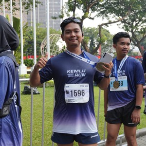 Race photo from KEMLU RUN 2026