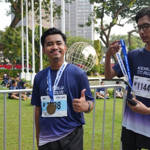 Race photo from KEMLU RUN 2026