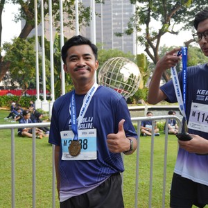 Race photo from KEMLU RUN 2026