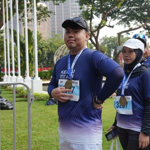Race photo from KEMLU RUN 2026