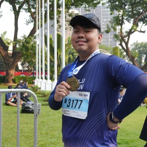 Race photo from KEMLU RUN 2026