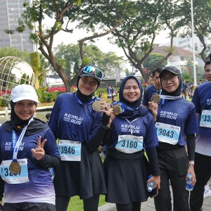 Race photo from KEMLU RUN 2026