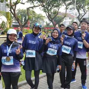 Race photo from KEMLU RUN 2026