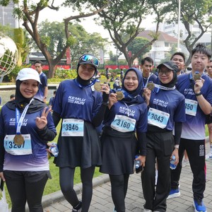Race photo from KEMLU RUN 2026