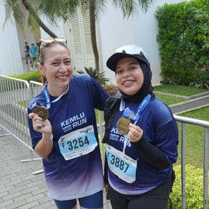 Race photo from KEMLU RUN 2026