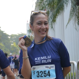 Race photo from KEMLU RUN 2026