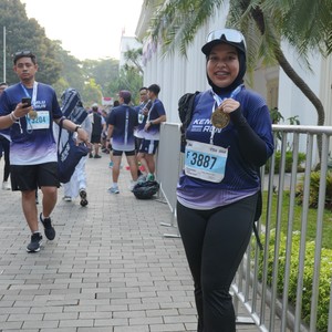 Race photo from KEMLU RUN 2026