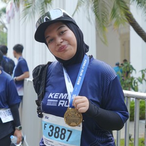 Race photo from KEMLU RUN 2026
