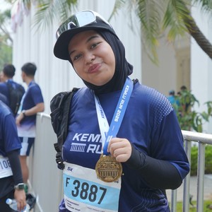 Race photo from KEMLU RUN 2026