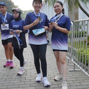 Race photo from KEMLU RUN 2026