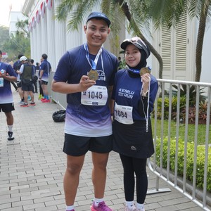 Race photo from KEMLU RUN 2026