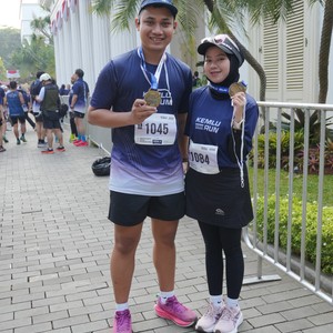 Race photo from KEMLU RUN 2026