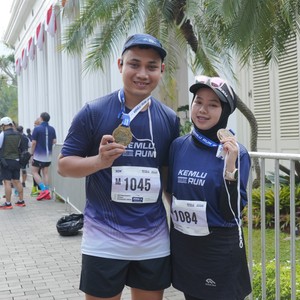 Race photo from KEMLU RUN 2026