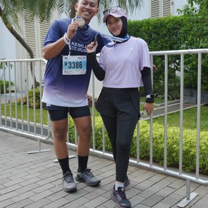Race photo from KEMLU RUN 2026