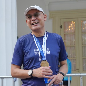 Race photo from KEMLU RUN 2026