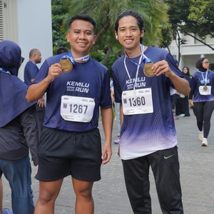 Race photo from KEMLU RUN 2026