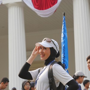Race photo from KEMLU RUN 2026