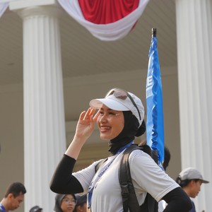 Race photo from KEMLU RUN 2026