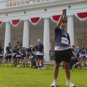 Race photo from KEMLU RUN 2026