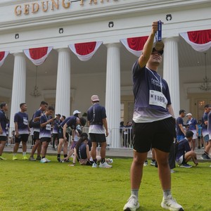 Race photo from KEMLU RUN 2026