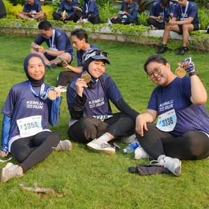 Race photo from KEMLU RUN 2026