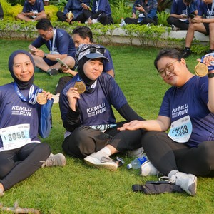 Race photo from KEMLU RUN 2026
