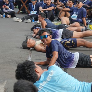 Race photo from KEMLU RUN 2026
