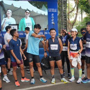 Race photo from KEMLU RUN 2026