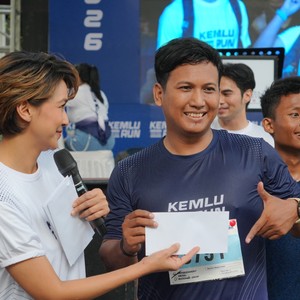 Race photo from KEMLU RUN 2026