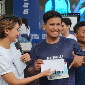 Race photo from KEMLU RUN 2026