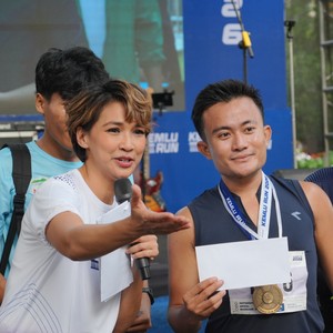 Race photo from KEMLU RUN 2026