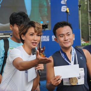 Race photo from KEMLU RUN 2026