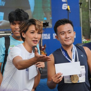 Race photo from KEMLU RUN 2026