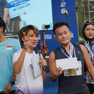 Race photo from KEMLU RUN 2026