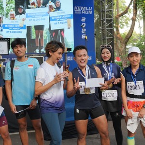 Race photo from KEMLU RUN 2026