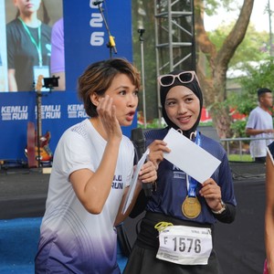 Race photo from KEMLU RUN 2026