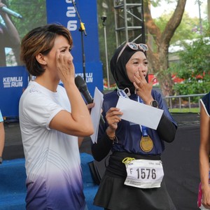Race photo from KEMLU RUN 2026