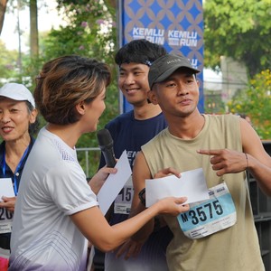 Race photo from KEMLU RUN 2026