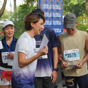 Race photo from KEMLU RUN 2026