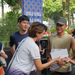 Race photo from KEMLU RUN 2026