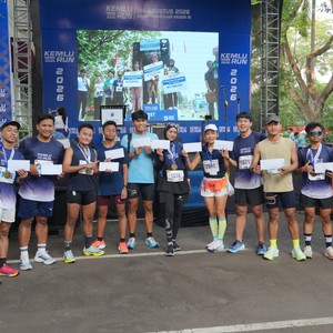 Race photo from KEMLU RUN 2026