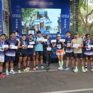 Race photo from KEMLU RUN 2026